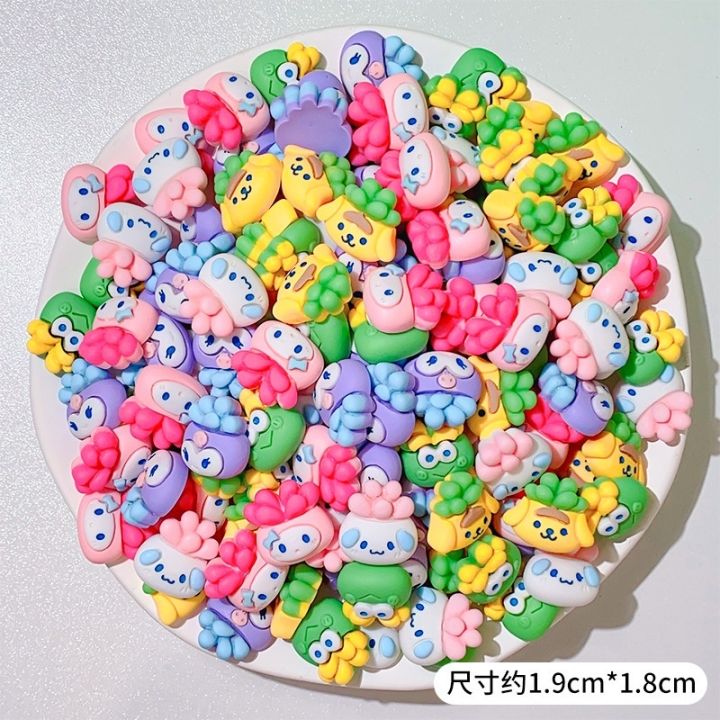 10-pieces-set-random-mixed-cartoon-animal-candy-food-series-mobile-phone-resin-flatbacks-cream-gel-diy-material-accessories