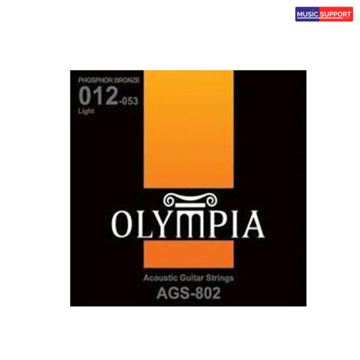 สายกีต้าร์โปร่ง Olympia AGS-802 (12-53)