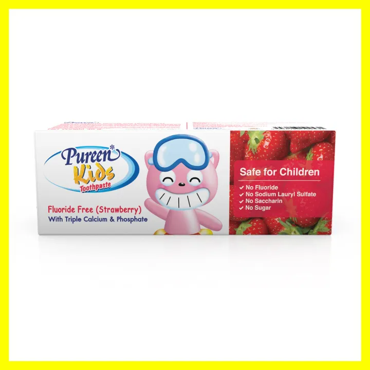 pureen-toothpaste-kid-strawberry-40g-fluoride-free