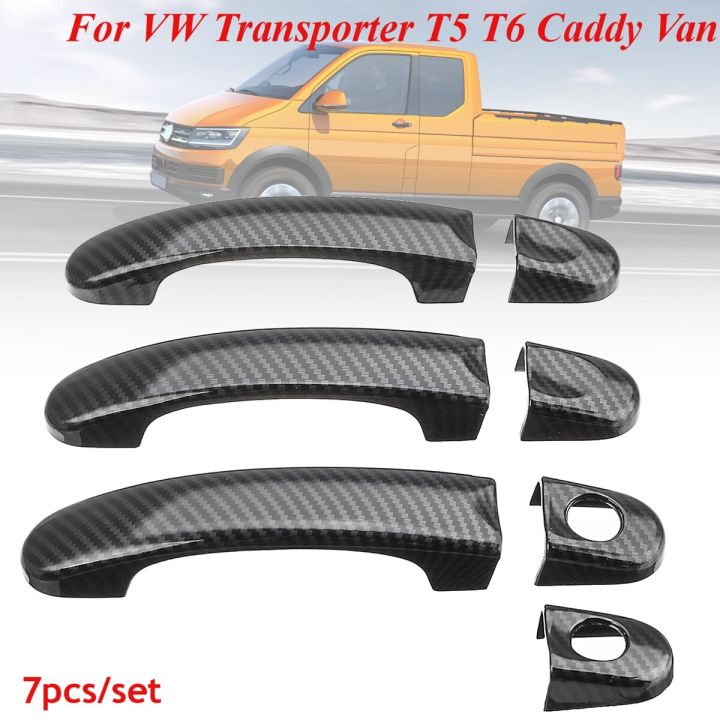 8รูปแบบต่างๆ1เซ็ตมือจับประตูครอบคลุมตัดสำหรับ-vw-transporter-สำหรับ-t5-2003-2004-2015สำหรับ-t6-2015-up-สำหรับแคดดี้แวน2004-2015