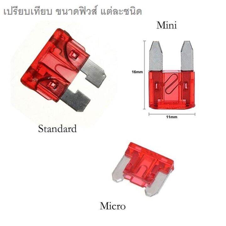 minifuse-มินิฟิวส์-ของแท้นำเข้าจากญี่ปุ่น-ฟิวส์ติดรถ-ฟิวส์รถยนต์-ฟิวส์มอไซค์-ฟิวส์เสียบ-ฟิวส์สำรองสำหรับรถยนต์-3a-5a-7-5a-10a-15a-20a-25a-30a-40a