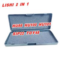 Lishi 2 In 1 HU66 HU100 HU101 SIP22 TOY48 Lishi เครื่องมือสำหรับ Auto VW Ford Fiat Toyota Opel Locksmith เครื่องมือ