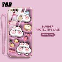 YBD เคส3D มีวิสัยทัศน์ Xiaomi A1 5X A2 6X เคสสำหรับ Xiaomi 6X A2เคสนิ่มลายการ์ตูนน่ารักคู่กรณีโทรศัพท์รูปแบบการ์ตูน