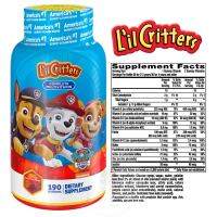 Lil Critters Paw Patrol Complete Multivitamin (190 Gummies)