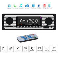 Adeeing Auto Car Radio Bluetooth Vintage Wireless MP3 Multimedia Player AUX USB FM 12V Classic Stereo Audio Player Car Electric