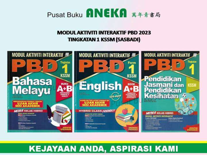 {ANEKA} MODUL AKTIVITI INTERAKTIF PBD 2023 TINGKATAN 1 KSSM (SASBADI ...