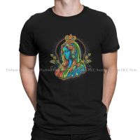 Multicolored Casual Tshirt Virgin Mary God Style Tops Comfortable T Shirt Men Tee