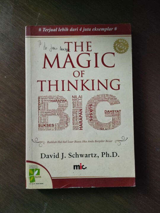 BUKU THE MAGIC OF THINKING BIG | Lazada Indonesia