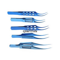 Colibri Beaked Toothed Forceps Titanium Ophthalmic Tweezers Fine Pierse Tips Ophthalmic Eye Surgical Instrument