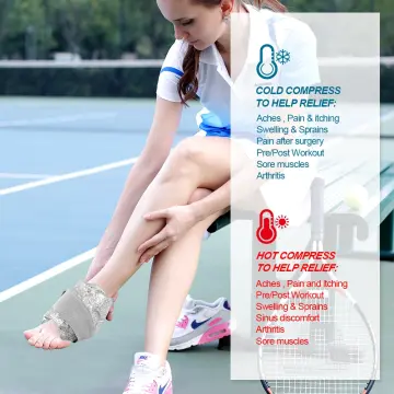 Reusable Ankle Brace Ice Pack For Hot Cold Therapy Flexible Gel
