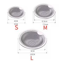 Kitchen Water Sink Filter Mesh Stopper Strainer Stainless Steel Bathroom Floor Drain Cover Shower Hair Catcher Cleaning Tool