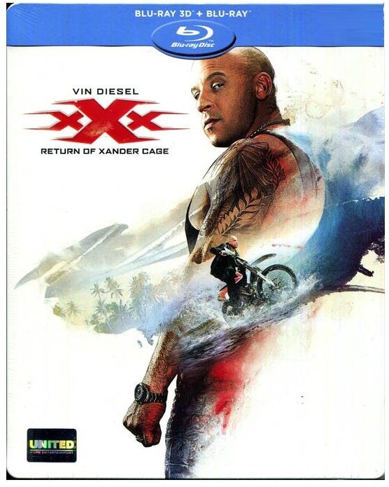 xXx: The Return Of Xander Cage ทลายแผนยึดโลก (Blu-ray 3D + 2D + Steelbook) (Blu-ray)