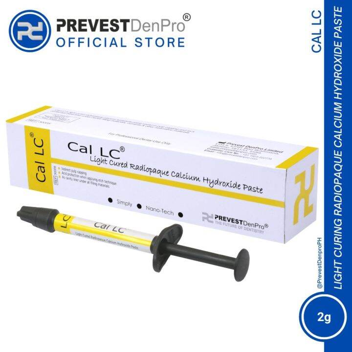 Cal LC (Light Curing Radiopaque Calcium Hydroxide Paste) PREVEST DENPRO EXP FEB2024 Lazada PH