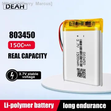 3.7V 800 mAh 3 Wires Thermistor Polymer Li Lithium Li-Po Battery 603040 For  GPS