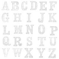 【✈】 Country Soul ตัวอักษรตัวอักษร Led ภาษาอังกฤษเรืองแสง26ตัวอักษรโคมไฟกลางคืนแขวนผนัง3มิติปาร์ตี้แต่งงานอย่างโรแมนติกตัวอักษรตกแต่งห้อง