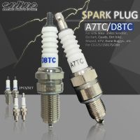 1/2Pcs Motorcycle Spark Plug A7TC D8TC Spark Plugs For GY6 CG 50 70 110 125 150CC CF250 Motocross ATV Scooter Dirt Bike Go Kart