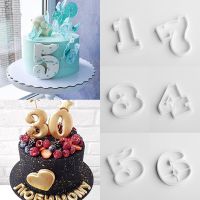 New Large Digital Number 0 To 8 Cake Mould Cartoon Fondant Frosting Cookie Cutting Die Cake Decorating Tools Baking Biscuit Mold Bread Cake  Cookie Ac