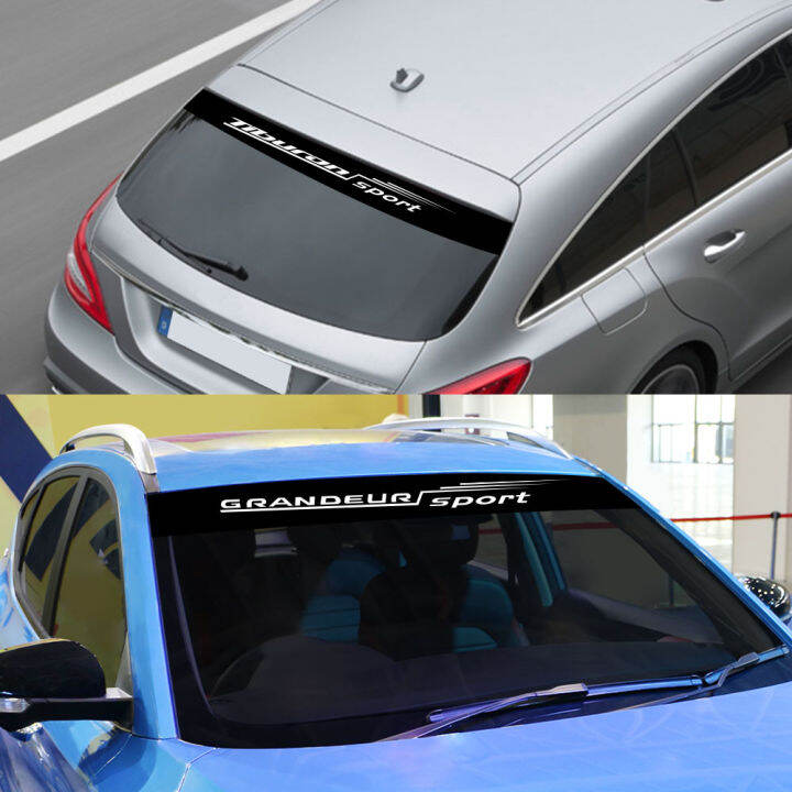 1Piece PVC Car Front Rear Windshield Sticker Decal Emblem For Hyundai