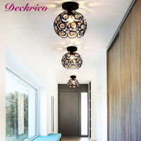 Modern Indoor Small Crystal Chandelier Ceiling Lamp Corridor Aisle Pendant Light Stair Hanging Lamps For E27 Lustre Fixtures