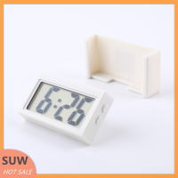 ? SUW หน้าปัดนาฬิกาดิจิตอลรถยนต์-นาฬิกากาวรถยนต์ที่มีหน้าจอ LCD JUMBO time Day Display-MINI AUTOMOTIVE Stick บนนาฬิกาสำหรับรถยนต์