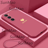 For เคสโทรศัพท์ Samsung S23 Plus รักหัวใจออกแบบกรณีซิลิโคนป้องกันกรณี