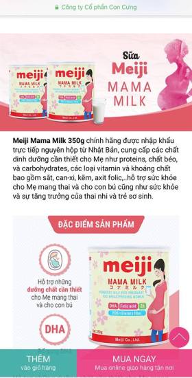 Hàng cty - sale combo 2 hộp sữa meiji mama 350g hộp date luôn mới  hàng - ảnh sản phẩm 9