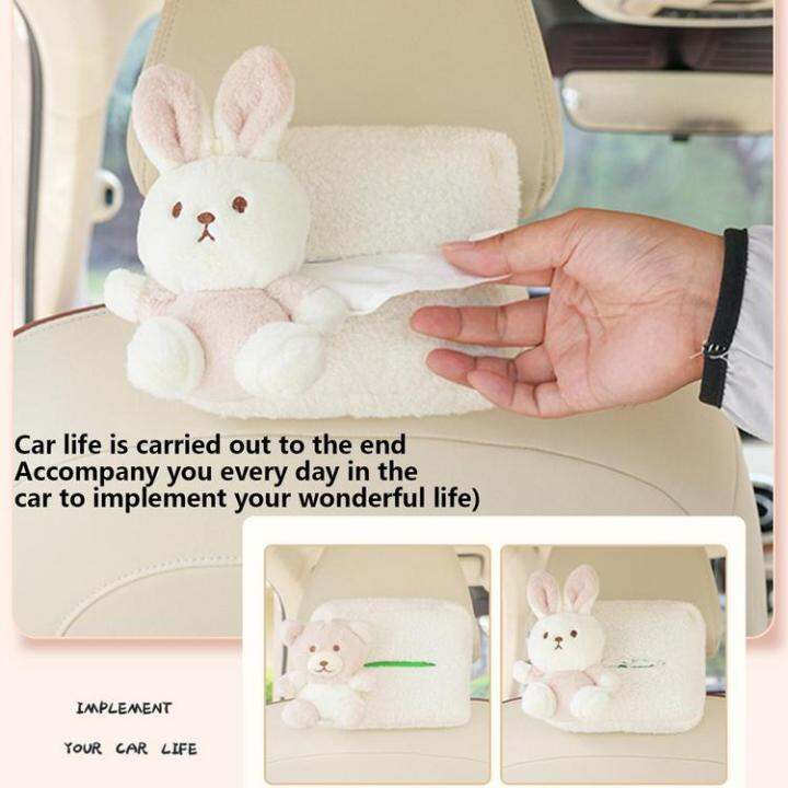 cute-car-tissue-holder-outdoor-camping-napkin-holding-bag-decorative-outdoor-napkin-holding-bag-facial-paper-storage-case-plush-cartoon-animal-toilet-paper-holder-for-bedroom-dressers-intelligent