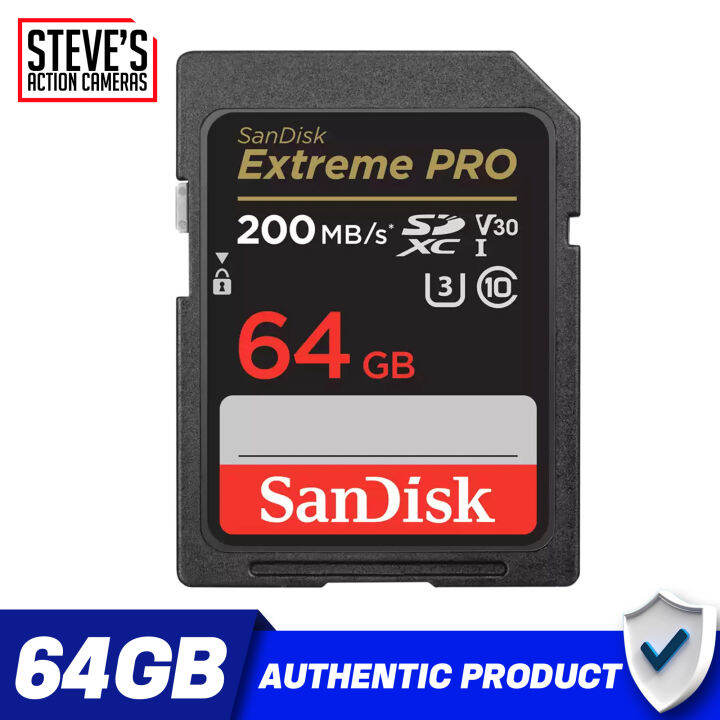 Sandisk 64gb Extreme PRO UHSI SDXC Memory Card Lazada PH