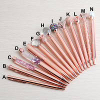14Pcs Rose Gold Ballpoint Pen Gift Stationery Combination Series Rose gold Pens For School Office Suppliers Pen Christmas Gifts