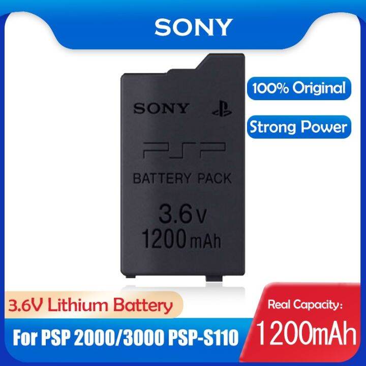 cn1PCS SONY 1200mAh 3.6V Lithium Rechargeable Battery For Sony PSP2000