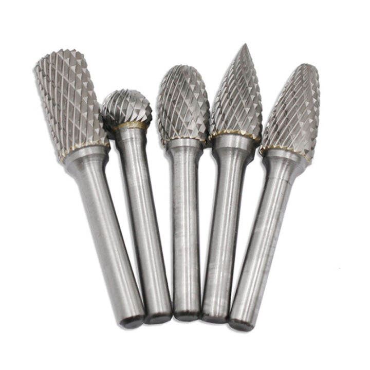 carbide-rotary-burr-set-12mm-head-with-shank-double-cut-file-for-drill-bits-polishing-engraving-drilling-5-pack