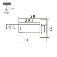 ：《》{“】= Tooyful 1/4 Strap Lock Pin Jack End Pin Output Input Sockets Parts For Guitar Bass Silver Durable