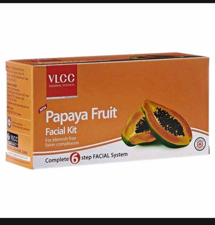 VLCC PAPAYA FRUIT FACIAL KIT vol 60 Lazada
