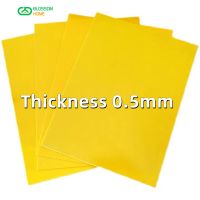 0.5mm Thick FR4 Glass Fiber Board 3240 Epoxy Board Yellow Epoxy Glass Cloth Laminate High Temperature Insulation Board Custom