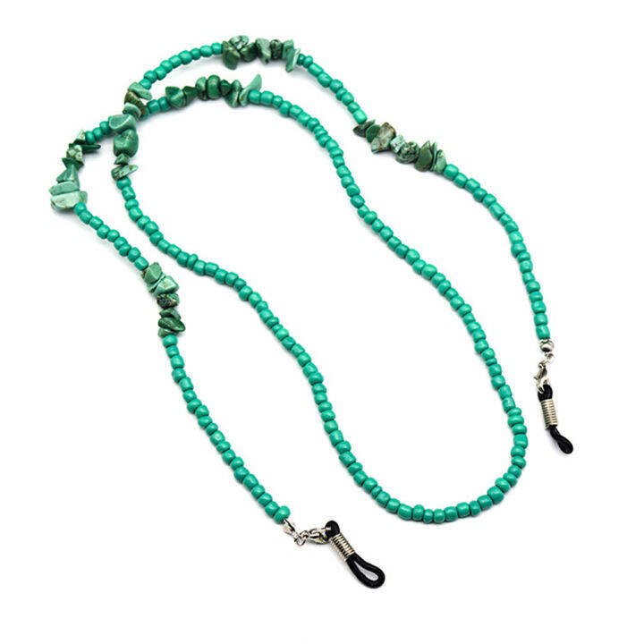 women-green-stone-jewelry-face-chain-sunglasses-turquoise-eyeglass-chain