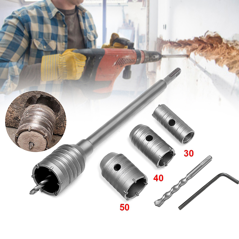Shank Concrete Cement Stone Wall Hole Saw Drill Bit 65mm w Wrench