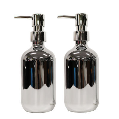 500ml Sub-bottling Gel Shower Lotion Plastic Electroplating PET Bottle