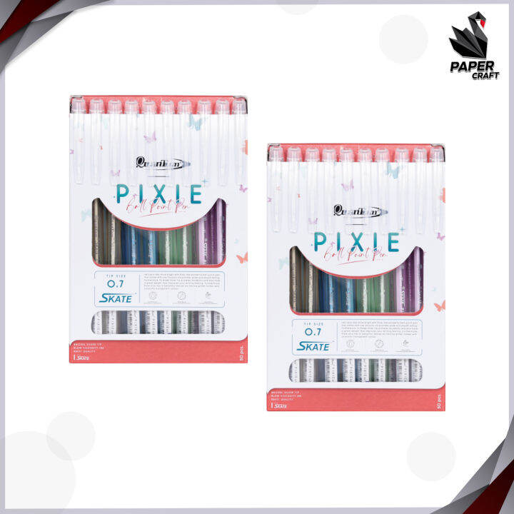 50-ด้าม-quantum-skate-pixie-0-7-ปากกาลูกลื่น-สีน้ำเงิน-รุ่น-พิกซี่-50-ด้าม-ยกกล่อง