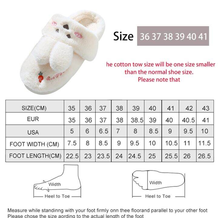 ขายดีที่สุด-ioztt2023-antovo-cotton-cartoon-warm-slippers-indoor-shoes-kawaii-baotou