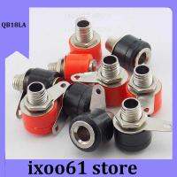 ixoo61 store 5pcs 4mm Banana Plug Connector for Tester Instrument Terminal DIY Model Parts Security Panel Banana Socket