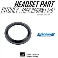 แหวนรองลูกปืนคอที่ซาง 1-1/8" นิ้ว RITCHEY : 1-1/8" HEADSET FORK CROWN สีดำ