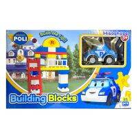 Building Blocks 35pcs ตัวต่อเลโก้โพลี 35 ชิ้น พร้อมรถ 1 คัน มีวอยซ์กันปลอม ช่วยเสริมทักษะให้น้องๆหนูๆ กล่องใหญ่มาก