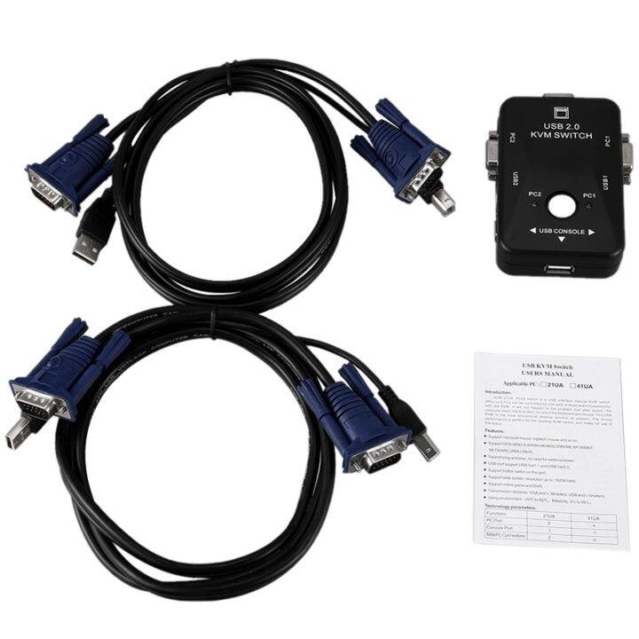 usb-2-0-kvm-switch-2พอร์ต-usb-switcher-1920x1440-vga-svga-switch-splitter-กล่องสำหรับคอมพิวเตอร์แบ่งปันจอภาพแป้นพิมพ์