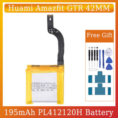 สำหรับเปลี่ยน PL412120H Huami Amazfit GTR 42มม. 195มิลลิแอมป์ต่อชั่วโมง