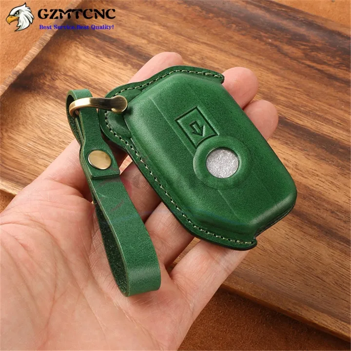 Leather Key Shell Case Cover Keycase Keychain Holder for BMW C400GT