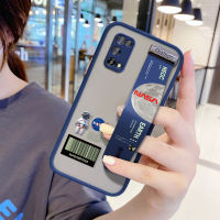 UCUC เคสโทรศัพท์เคสสำหรับ Realme 7 5G NASA Moon Space (สายรัดข้อมือ) กันกระแทก Frosted ฝาหลังเลนส์โทรศัพท์กรณี Realmi7 5G