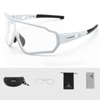 ROCKBROS จักรยาน Photochromic แว่นตากีฬาแว่นกันแดดผู้ชายผู้หญิง UV400ป้องกันรังสีอัลตราไวโอเลตแว่นตาขี่จักรยานตกปลากลางแจ้งแว่นตา