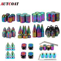 AUTCOAT 4Pcs/Set Multicolor Tire Stem Caps Covers for Cars SUVs and Bicycle Trucks Motorcycles 【hot】