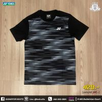 เสือแบดมินตัน YONEX T-SHIRT 1611 (Jet Black / Pigeon)