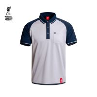 เสื้อโปโลแขนสั้น ผ้าโพลี  Liverpool รุ่น LFC-P087 สีกรม